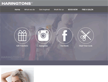 Tablet Screenshot of haringtons.com